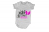 Brother Will Trade for Chocolate - Pink - Baby Grow Photo
