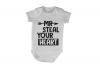 Mr. Steal Your Heart - Arrow Design - Baby Grow Photo
