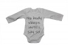 No Body Sleeps until I Say So! - Baby Grow Photo