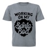 Working on My Santa Bod - Adults - T-Shirt - Grey Photo