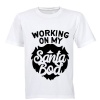 Working on My Santa Bod - Adults - T-Shirt - White Photo
