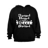 Stressed - Blessed & Soccer Obsessed - Hoodie - Black Photo