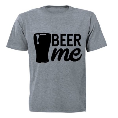 Photo of Beer Me - Adults - T-Shirt - Grey