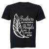 Feathers and Angels.. - Adults - T-Shirt - Black Photo