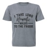 Romantic Walks to the Fridge - Adults - T-Shirt - Grey Photo
