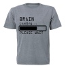 Brain Loading - Please Wait - Kids T-Shirt - Grey Photo