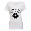 Eat More Hole Foods - Ladies - T-Shirt - White Photo