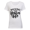 Rocking the Nana Life - Ladies - T-Shirt - White Photo