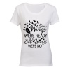 Your Wings were ready - Ladies - T-Shirt - White Photo