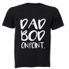 Dad Bod - On Point - Adults - T-Shirt - Black Photo