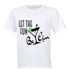 Let the Fun be Gin - Adults - T-Shirt - White Photo