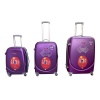 3 Piece Lightweight Luggage Set - Purple Photo