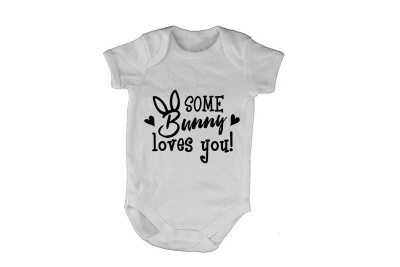 Photo of Some Bunny Loves You - Easter Inspired - Baby Grow