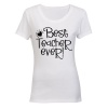 Best Teacher Ever - Ladies - T-Shirt - White Photo