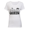 The Birthday Queen - Ladies - T-Shirt - White Photo