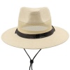 Panama Fedora Straw Hat-58cm Photo