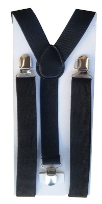 Photo of Unisex Suspenders Braces - Midnight Black