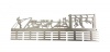 Medal Hanger Specialists DC Designers DCDesigners Obstacle Course 48 Tier Medal Hanger - Stainless Steel Photo