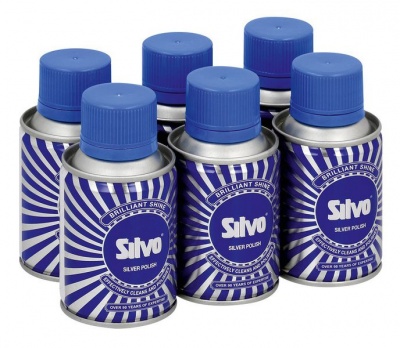 Photo of Silvo 6 x 100ml Silver Polish Liquid Silver Cleaner