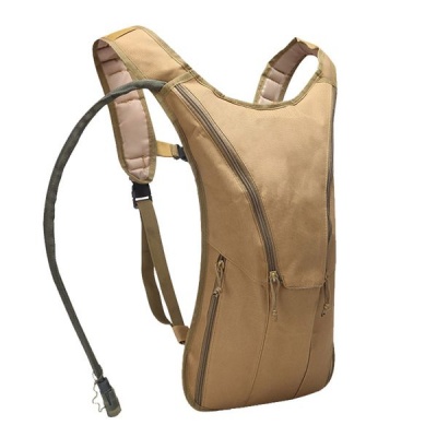 Photo of Hydration Backpack with 2L Water Bladder for Camping - Khaki