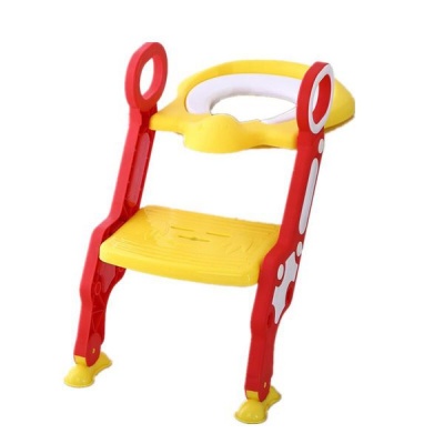 Photo of Gggles Padded Toilet Ladder Chair - Rose Red