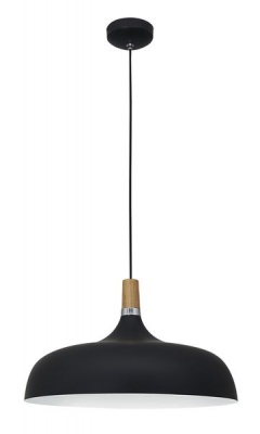 Photo of Bright Star Lighting - Metal and Wood Pendant