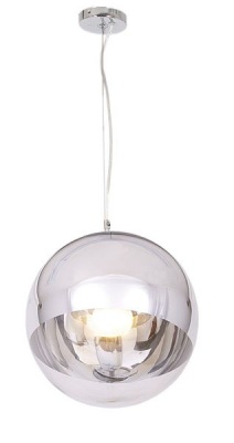Photo of Bright Star Lighting - Polished Chrome Pendant Chrome & Clear Glass