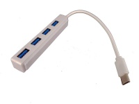 USB Hub 4 ports TYPE C White