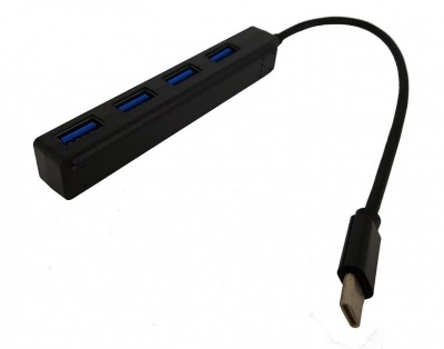 Photo of USB Hub - 4 ports - TYPE-C - Black