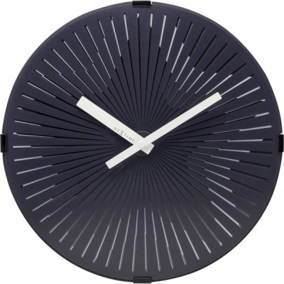 Photo of NeXtime 30cm Motion Star White Clock - Designed by Zoltan Kecskemeti