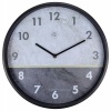 NeXtime 30cm Horizon Metal Round Wall Clock - Grey Photo