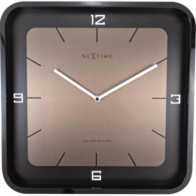 Photo of NeXtime 40cm Piano Series Black Wall Clock - Designed by Jan des Bouvrie