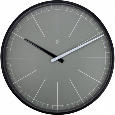 Photo of NeXtime 40cm Gray Plastic Round Wall Clock - Grey 7328GS