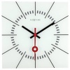 NeXtime 35cm Stazione Glass Wall Clock - Designed by Ewald Winkelbauer Photo