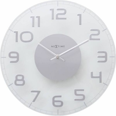 Photo of NeXtime 30cm Classy Round Glass Round Shaped Wall Clock