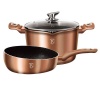Berlinger Haus 3-Piece Metallic Line Rice/Pasta Cookware Set - Rose Gold Photo