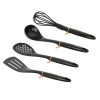 Berlinger Haus 4-Piece Nylon Kitchen Tool Set - Black Rose Collection Photo