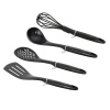 Berlinger Haus 4-Piece Nylon Kitchen Tool Set - Black Royal Collection Photo