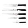 Berlinger Haus 6-Piece Stainless Steel Knife Set with Stand - Black Royal Photo