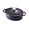Berlinger Haus 30cm Cast Iron Oval Casserole with Lid - Strong Mold Seria Photo
