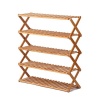 Hazlo 5 Layer Folding Bamboo Shoe Rack Shelve Photo