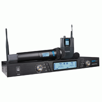 Photo of Hybrid G-DV Dual Cordless Microphone Set - Handheld Lapel