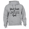 Don't limit a Limitless God! - Hoodie - Grey Photo