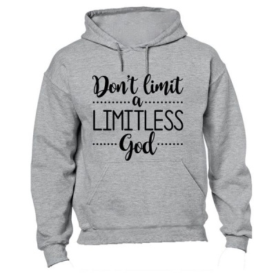 Photo of BuyAbility Don't limit a Limitless God! Hoodie - Grey