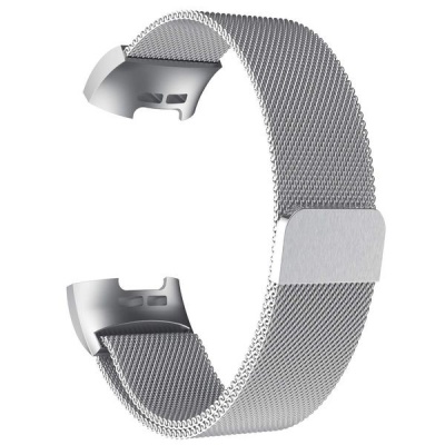 Photo of Killerdeals Milanese Loop Strap for Fitbit Charge 3 Men - Silver