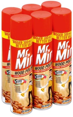 Photo of Mr Min 6 x 300ml Wood Polish Shine and Protect Almond