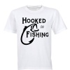 Hooked on Fishing - Adults - T-Shirt - White Photo