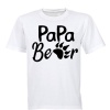 Papa Bear - Adults - T-Shirt - White Photo