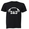 Rugby Dad - Adults - T-Shirt - Black Photo
