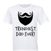 Trendiest Dad Ever - Beard - Adults - T-Shirt - White Photo
